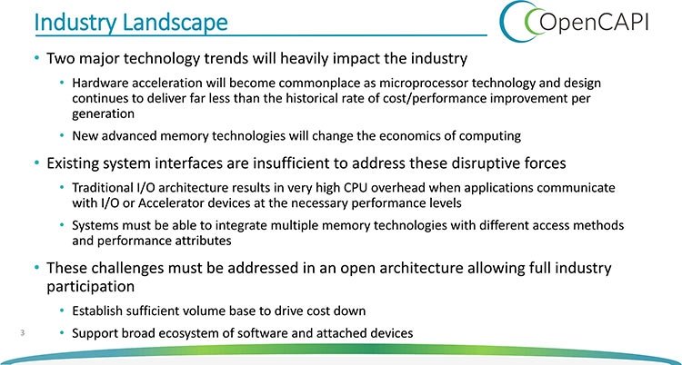 OpenCAPI Industry Landscape